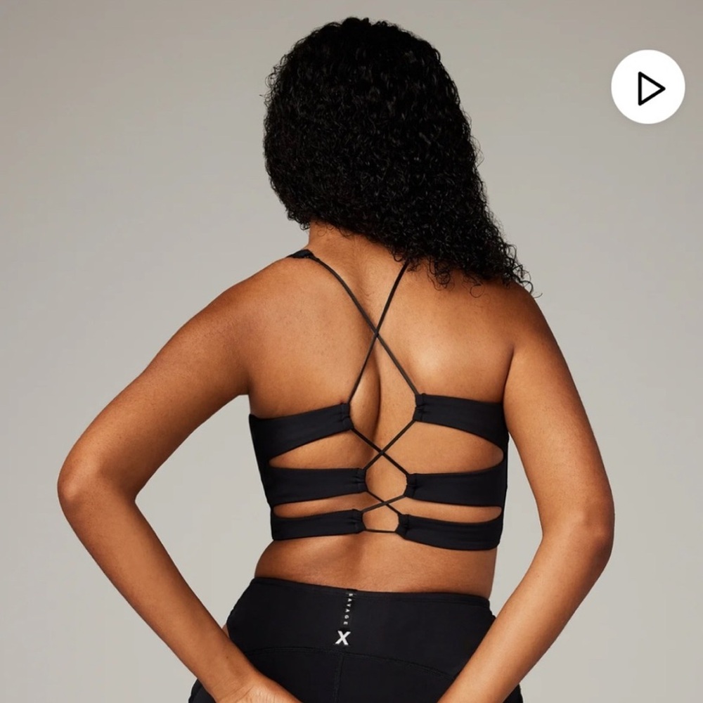 Strappy Back Black Women's Tank Top Wild Cat Savage Fenty XSmall fit